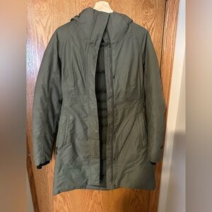 The North Face Forest Green Puffer Jacket